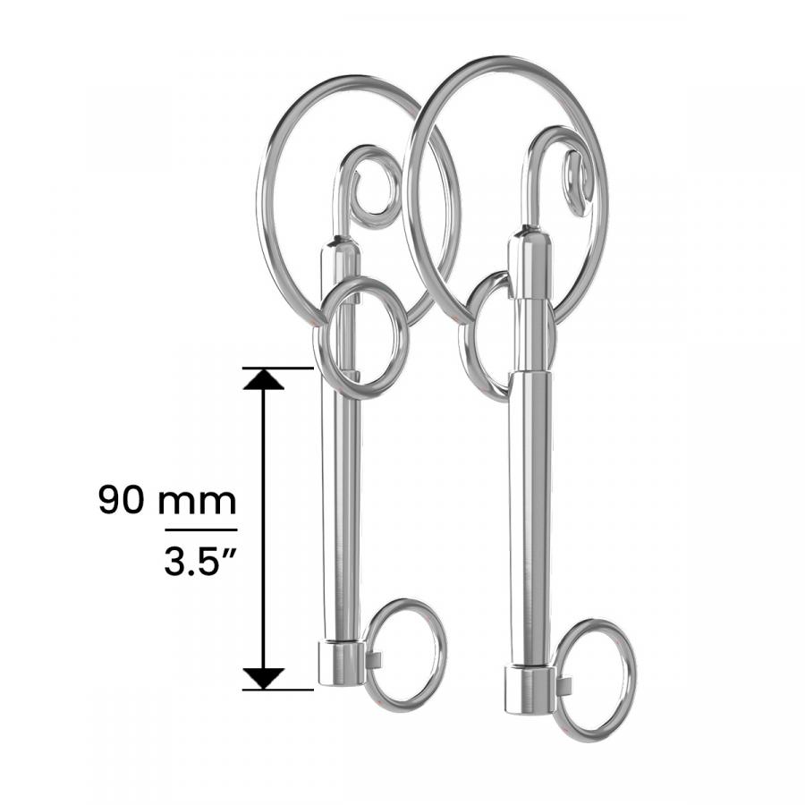 Winderen Large Swales Pelham - cheek pieces