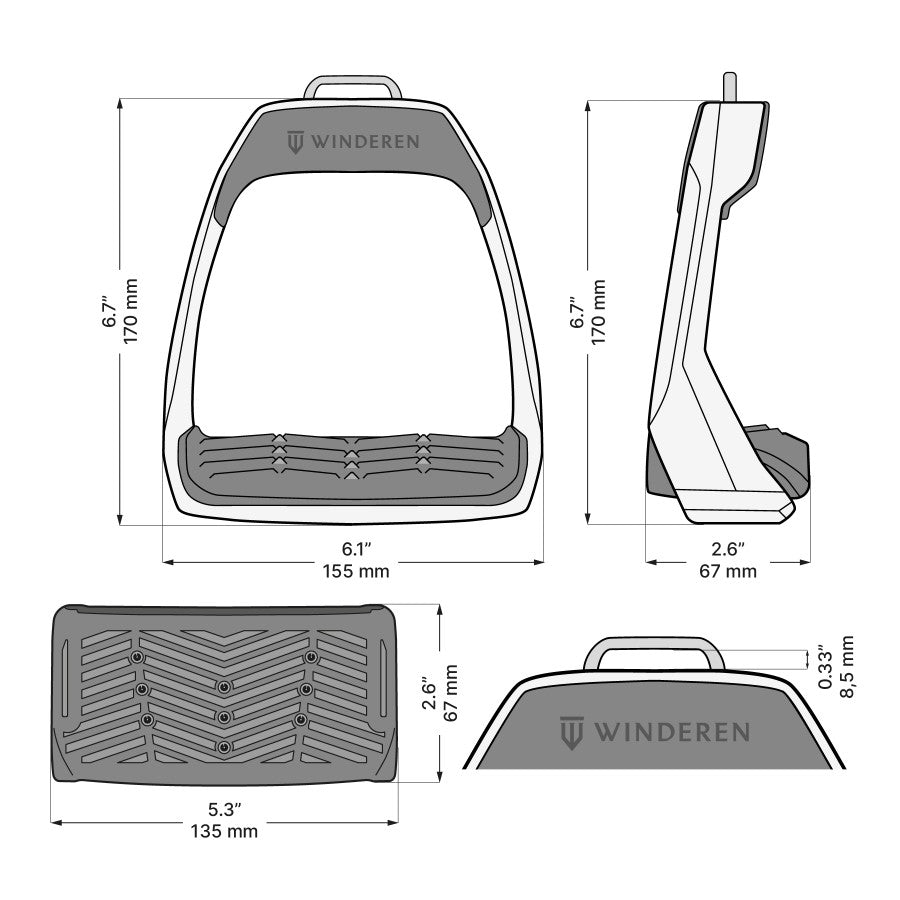 Winderen Stirrups