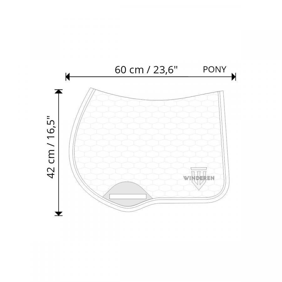 Winderen Jumping Saddle Pad - Pony