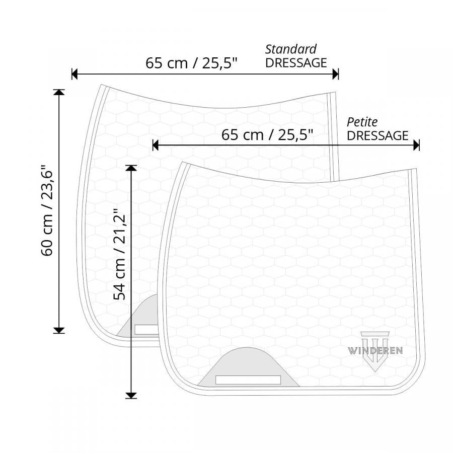 Winderen NanoSilver Line Dressage Saddle Pad
