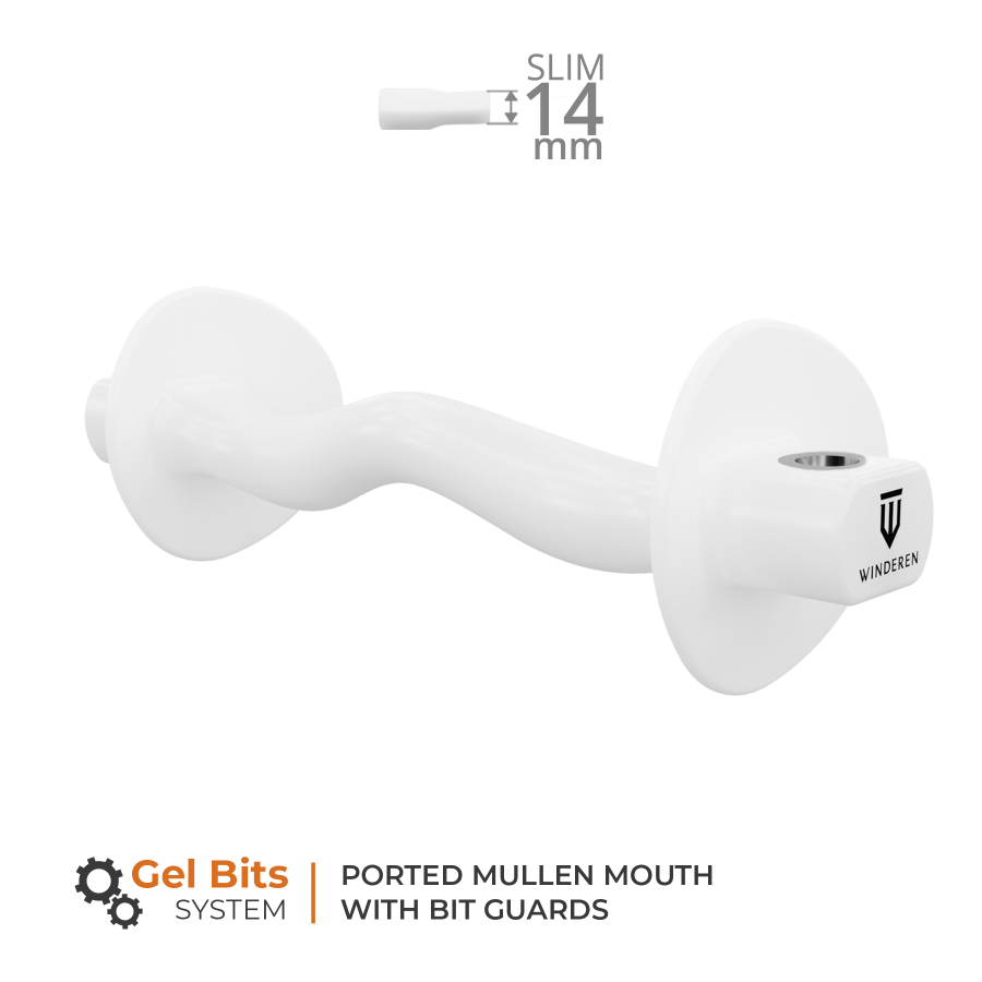 Winderen Ported Mullen Mouth with Bit Guards - Slim
